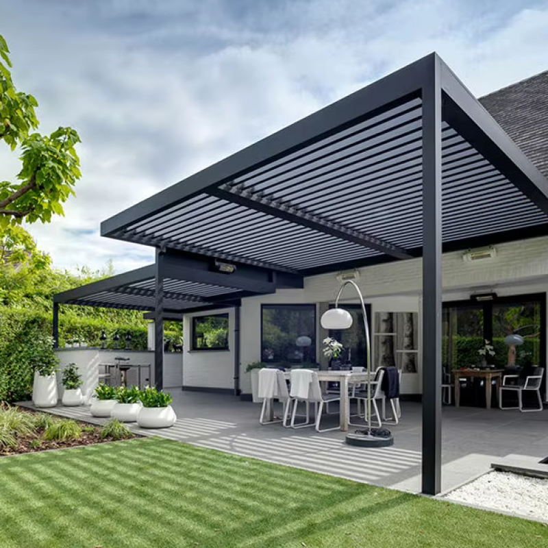Double aluminum pergola with a luxurious design 🏡✨