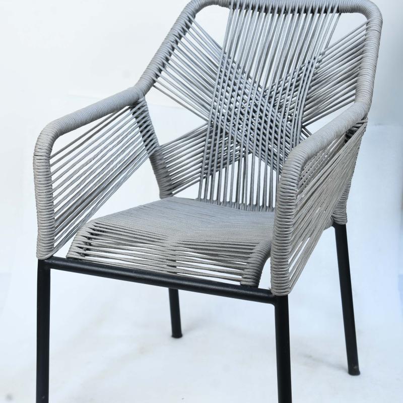 Gray Cross Chair