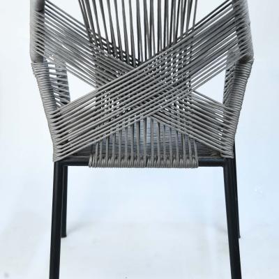 Gray Cross Chair