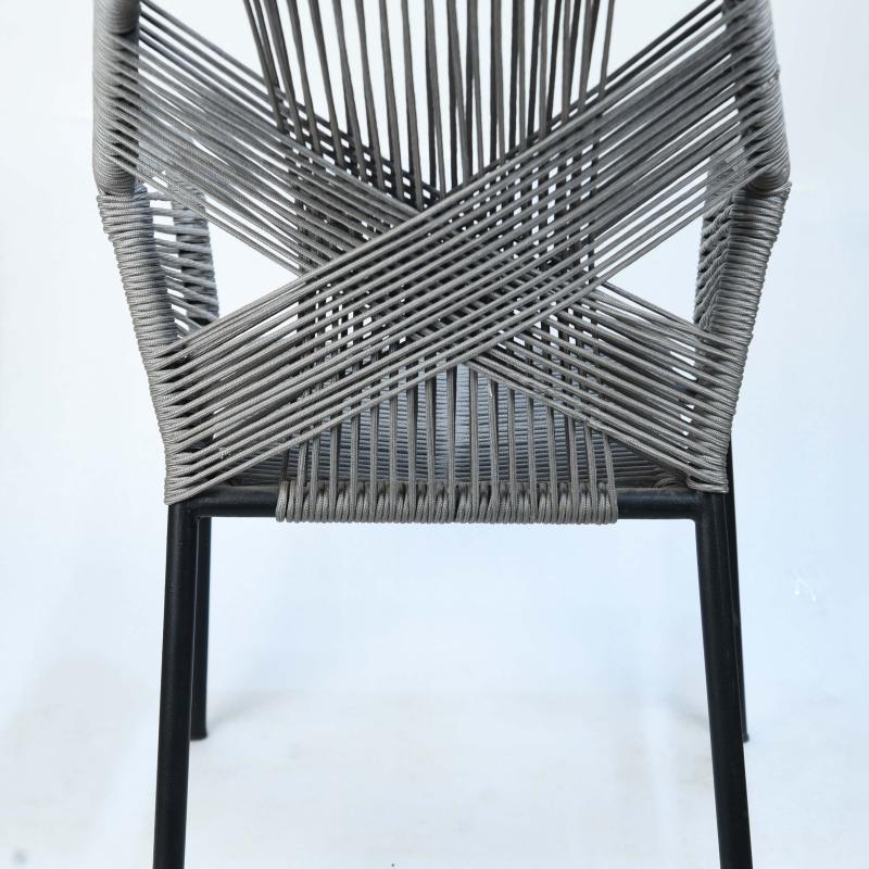 Gray Cross Chair